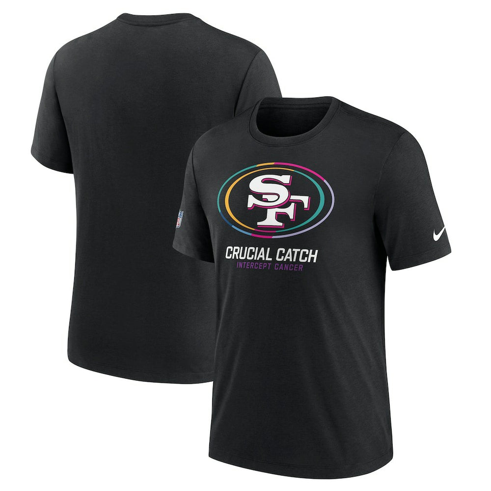 San Francisco 49ers 2024 NFL Crucial Catch Big & Tall T-Shirt Black