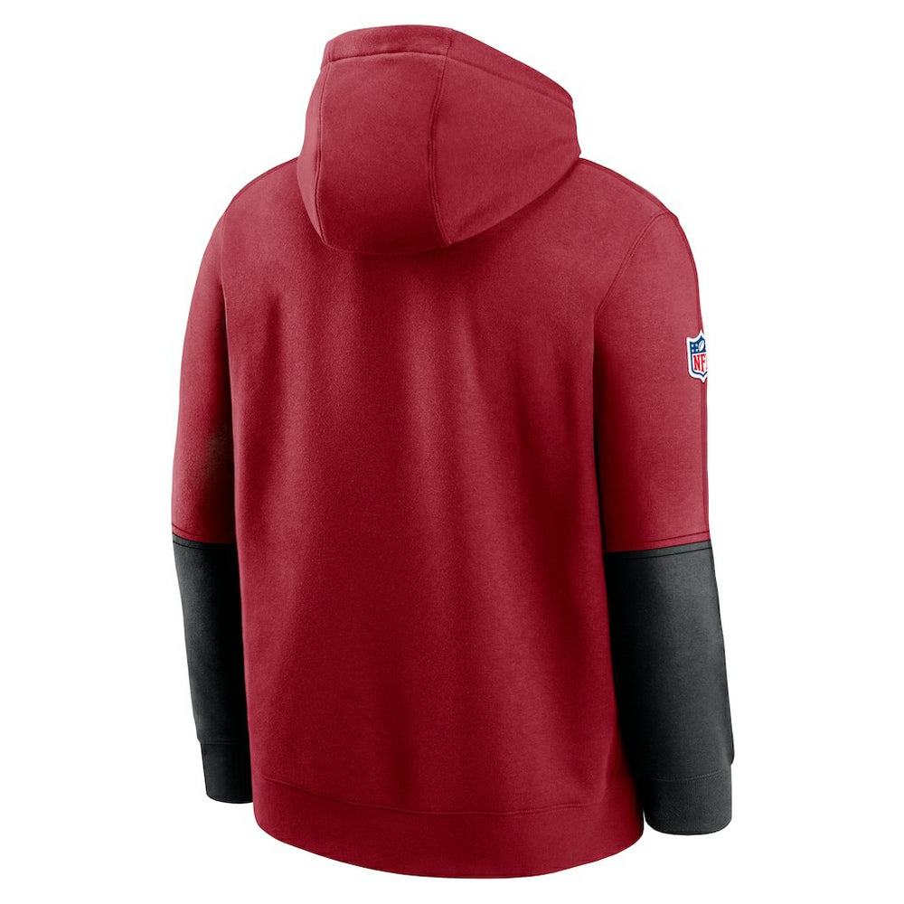 Arizona Cardinals 2024 Sideline Club Pullover Hoodie Cardinal