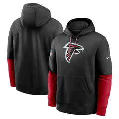 Atlanta Falcons 2024 Sideline Club Pullover Hoodie Black