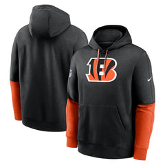 Cincinnati Bengals 2024 Sideline Club Pullover Hoodie Black