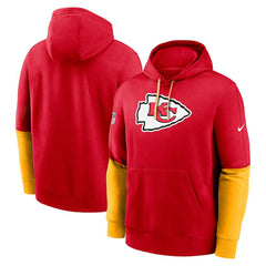 Kansas City Chiefs 2024 Sideline Club Pullover Hoodie Red