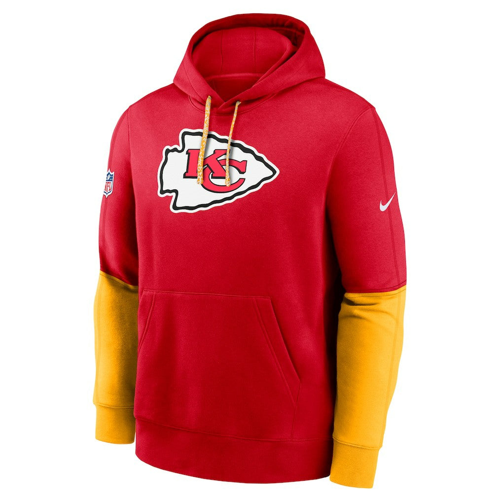 Kansas City Chiefs 2024 Sideline Club Pullover Hoodie Red
