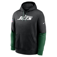 New York Jets 2024 Sideline Club Pullover Hoodie Black