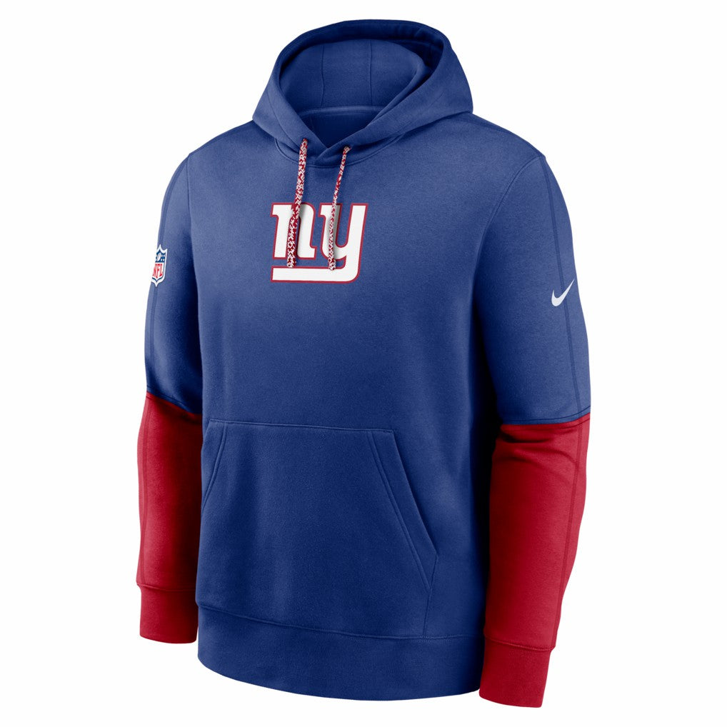 New York Giants 2024 Sideline Club Pullover Hoodie Royal
