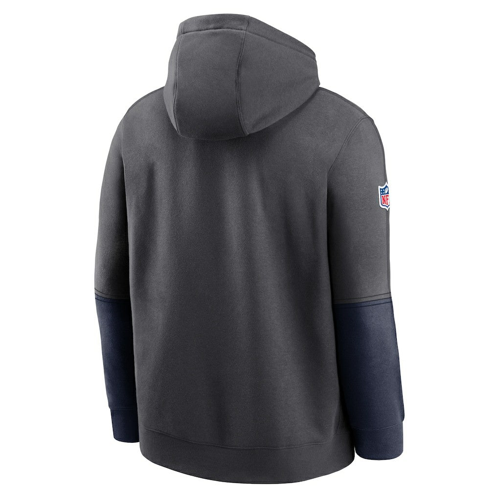 Seattle Seahawks 2024 Sideline Club Pullover Hoodie Anthracite