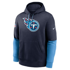 Tennessee Titans 2024 Sideline Club Pullover Hoodie Navy