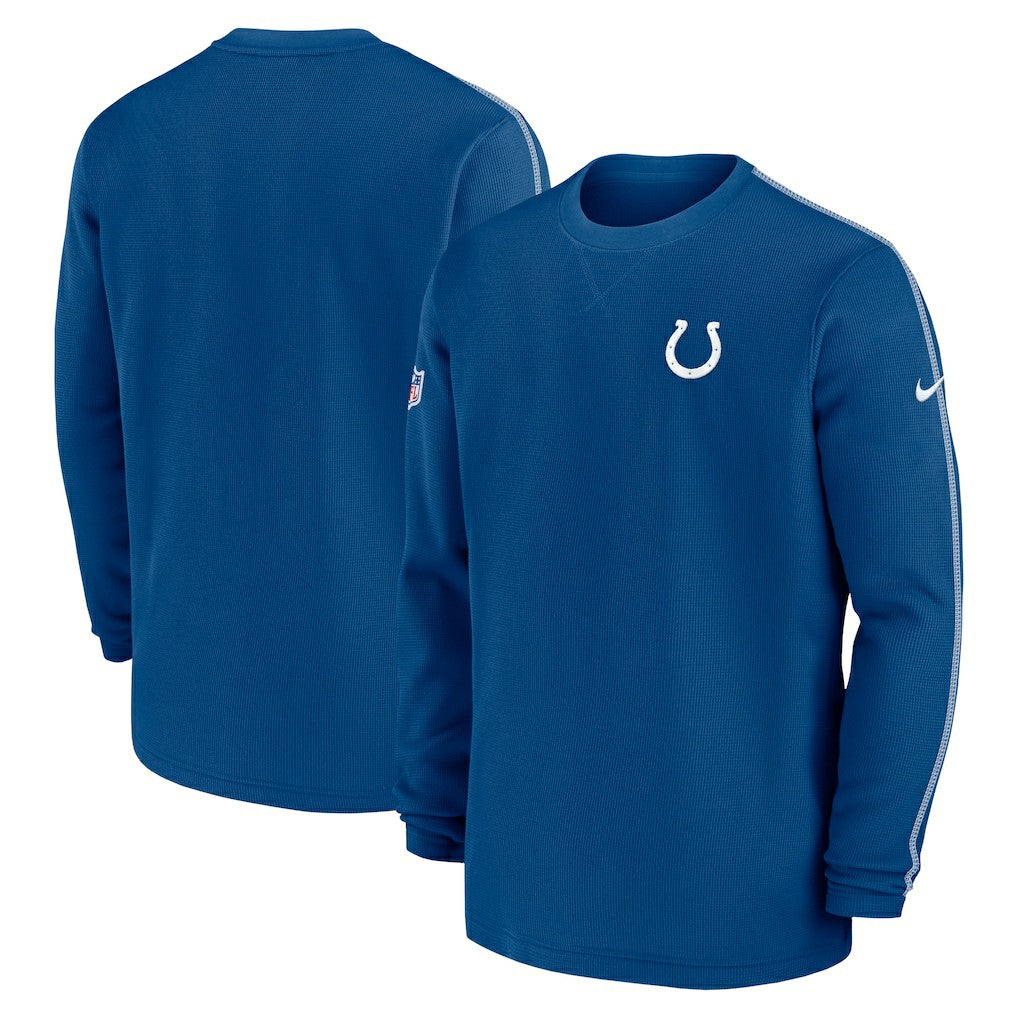 Indianapolis Colts 2024 Sideline Coaches Long Sleeve Top Royal
