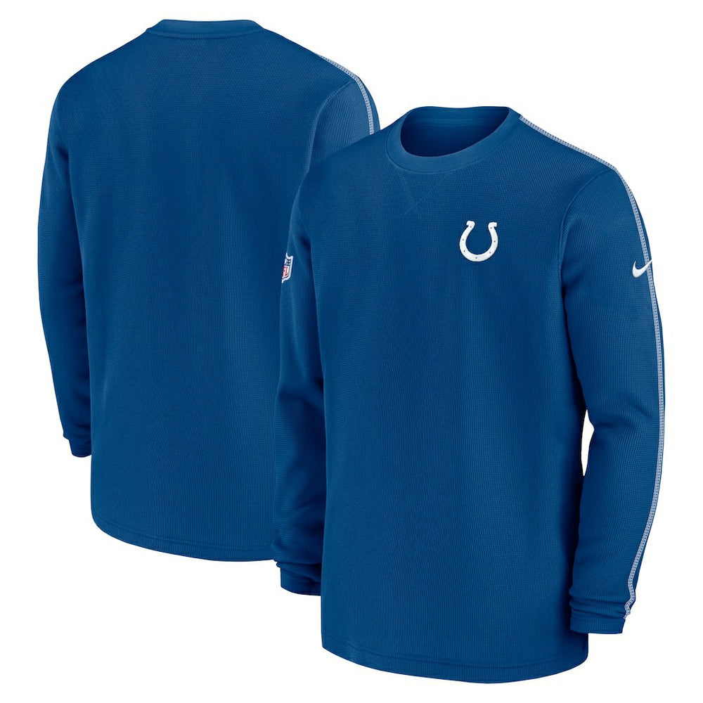 Indianapolis Colts 2024 Sideline Coaches Long Sleeve Top Royal