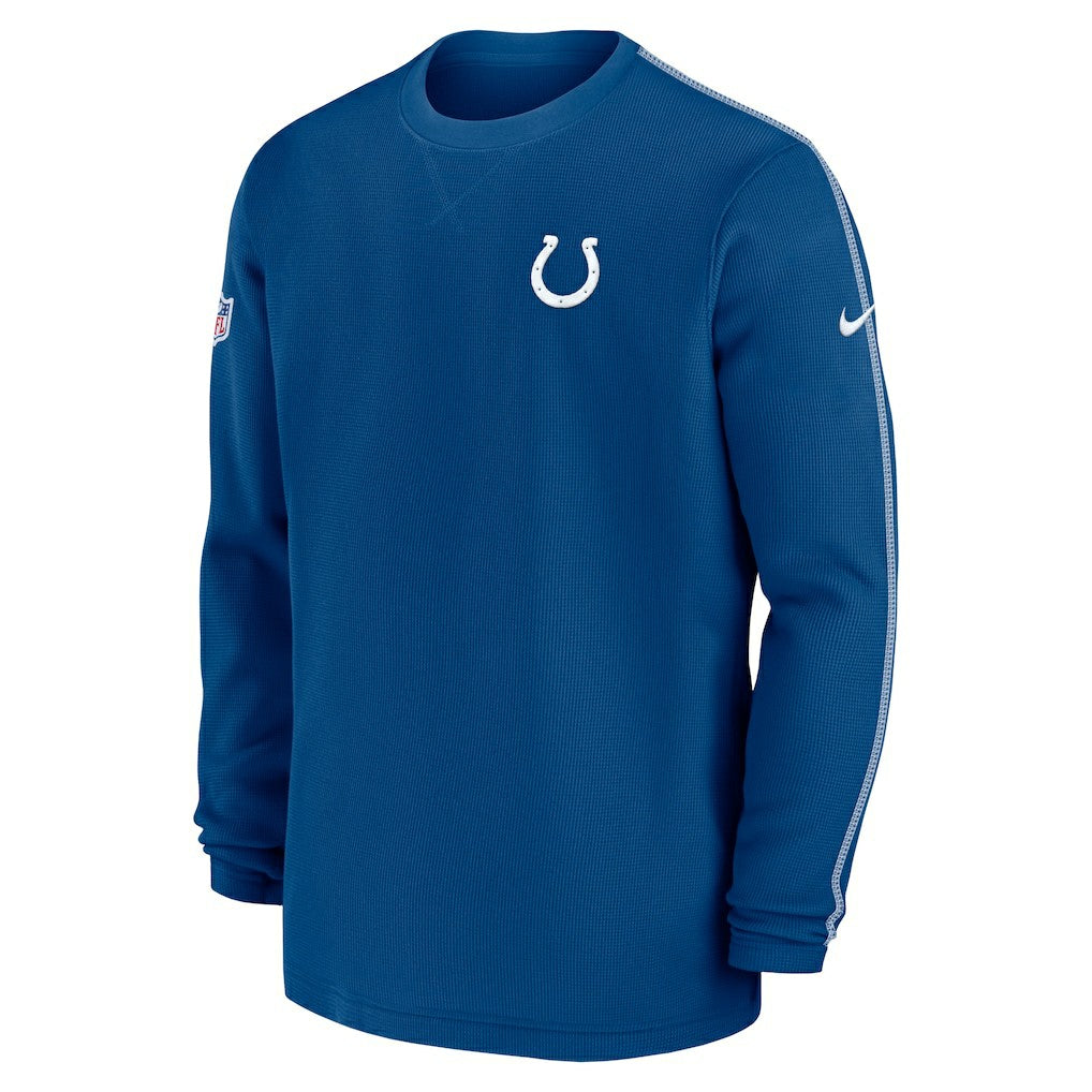 Indianapolis Colts 2024 Sideline Coaches Long Sleeve Top Royal