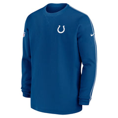 Indianapolis Colts 2024 Sideline Coaches Long Sleeve Top Royal