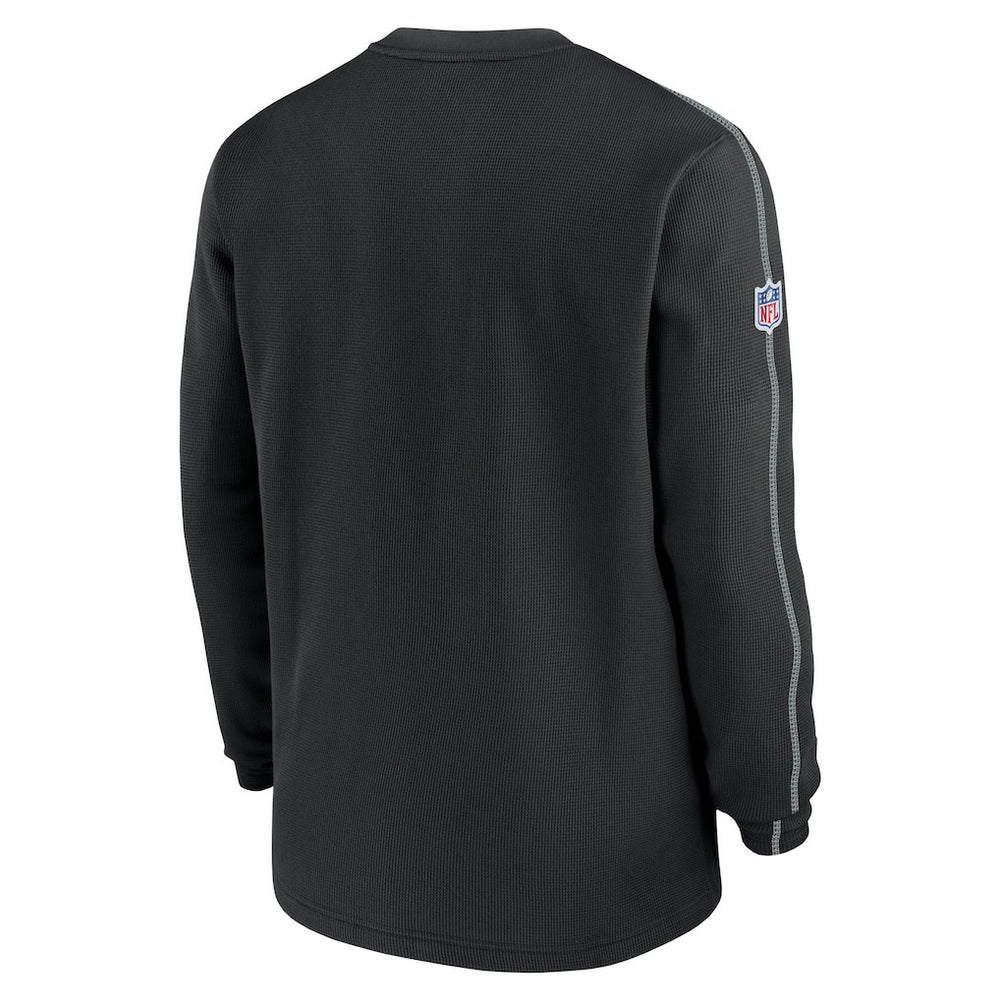 Las Vegas Raiders 2024 Sideline Coaches Long Sleeve Top Black