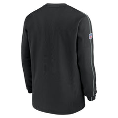 Las Vegas Raiders 2024 Sideline Coaches Long Sleeve Top Black