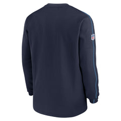Tennessee Titans 2024 Sideline Coaches Long Sleeve Top Navy