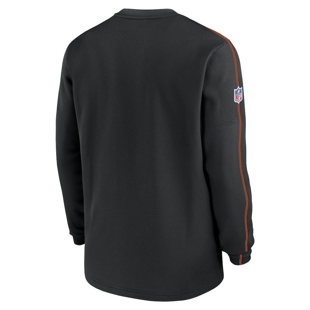 Cincinnati Bengals 2024 Sideline Coaches Long Sleeve Top Black