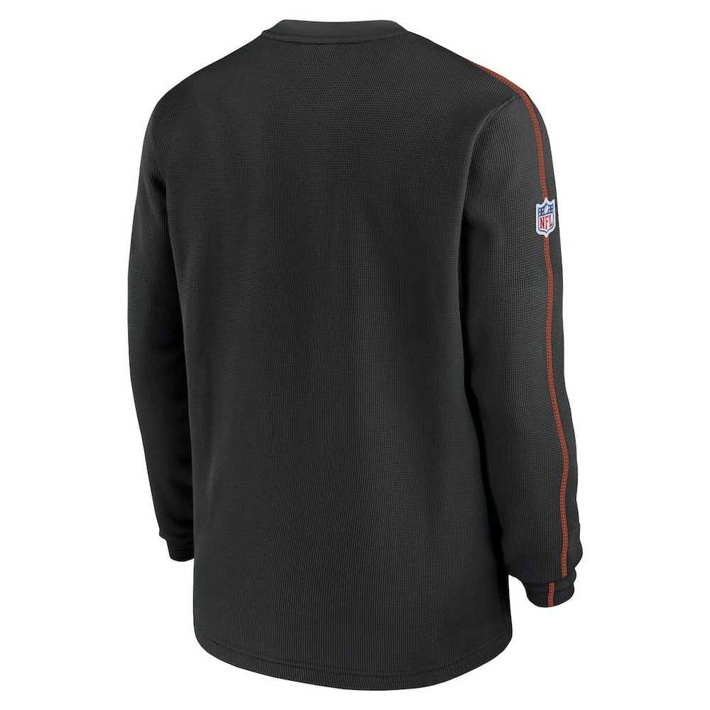 Cincinnati Bengals 2024 Sideline Coaches Long Sleeve Top Black