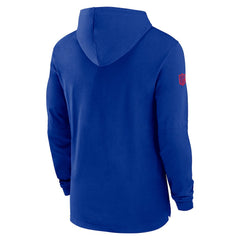 Buffalo Bills 2024/25 Sideline Performance Long Sleeve Hoodie T-Shirt Royal