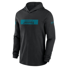 Jacksonville Jaguars 2024/25 Sideline Performance Long Sleeve Hoodie T-Shirt Black