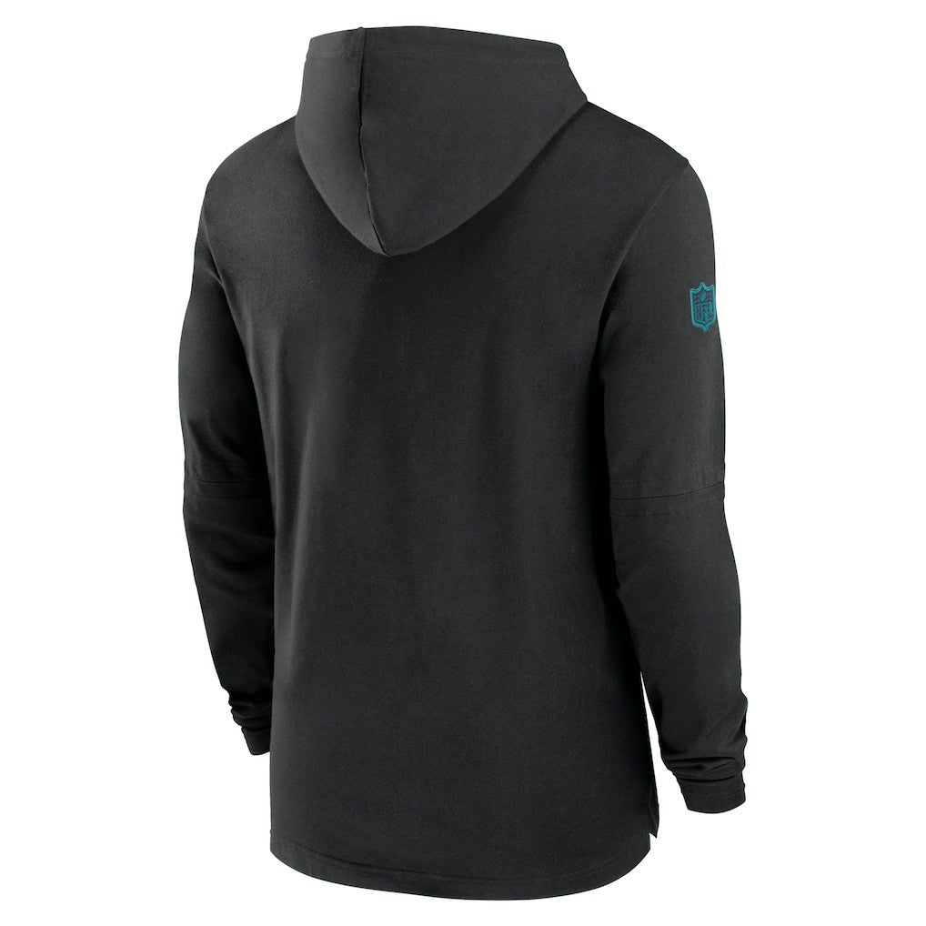 Jacksonville Jaguars 2024/25 Sideline Performance Long Sleeve Hoodie T-Shirt Black