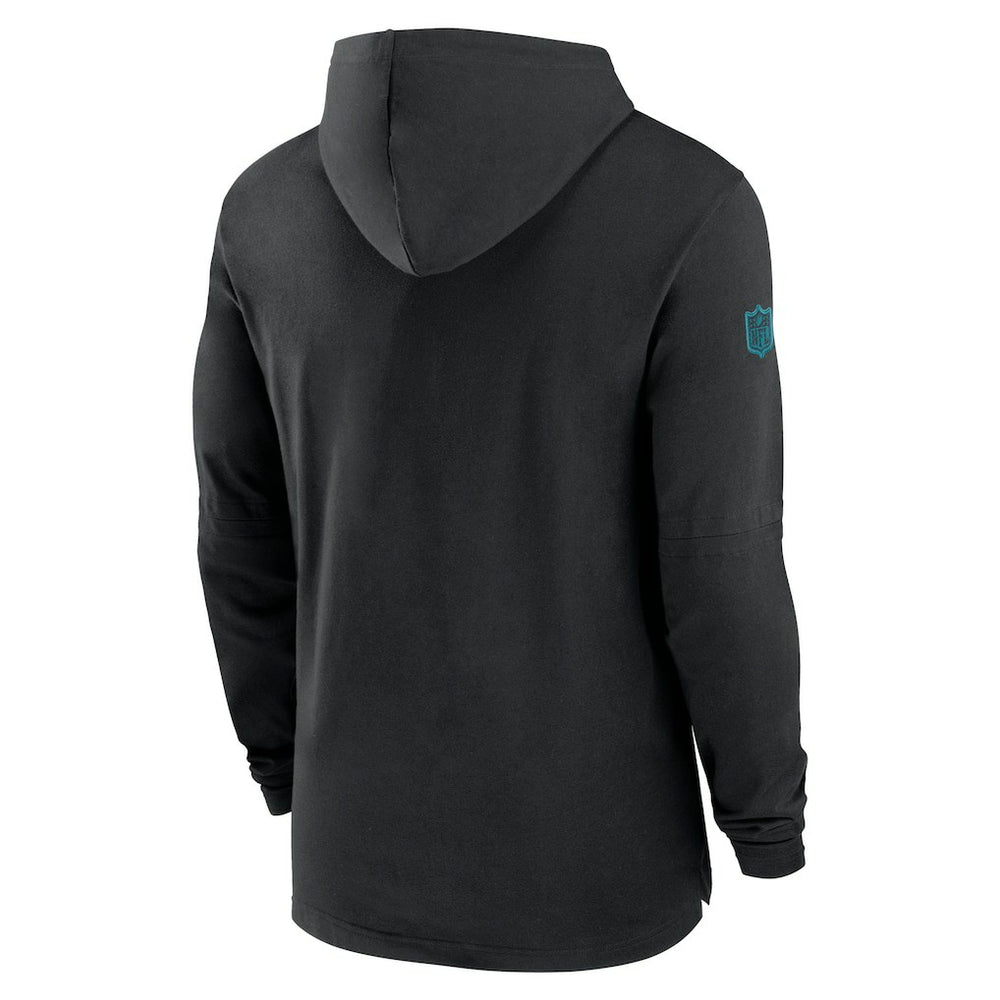 Jacksonville Jaguars 2024/25 Sideline Performance Long Sleeve Hoodie T-Shirt Black