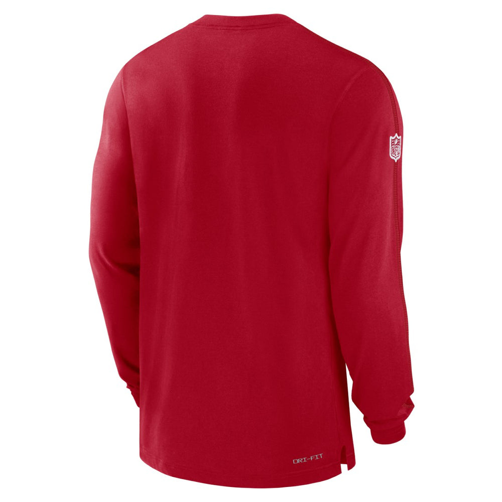 Tampa Bay Buccaneers Sideline Player Performance Long Sleeve T-Shirt Red