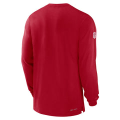 Tampa Bay Buccaneers Sideline Player Performance Long Sleeve T-Shirt Red