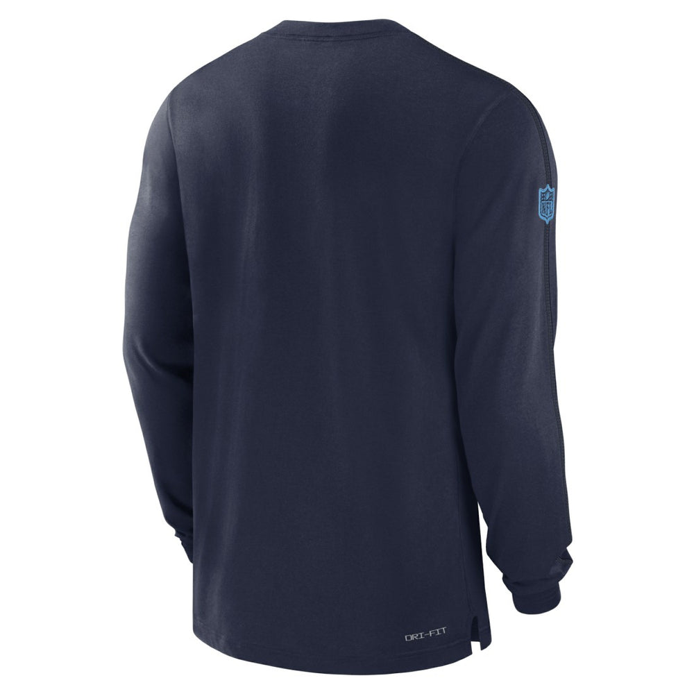 Tennessee Titans Sideline Player Performance Long Sleeve T-Shirt Navy