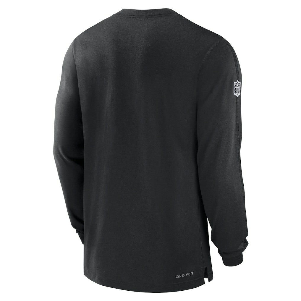 New York Jets Sideline Player Performance Long Sleeve T-Shirt Black