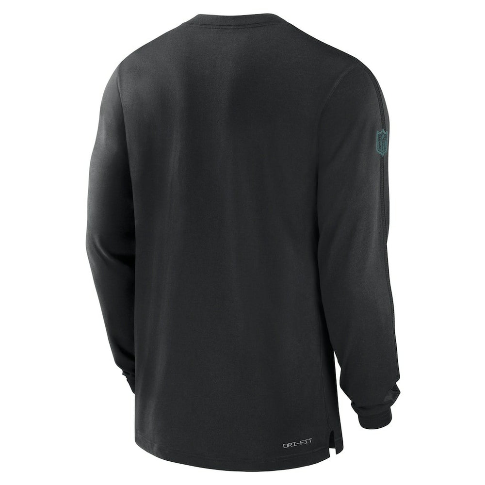 Philadelphia Eagles Sideline Player Performance Long Sleeve T-Shirt Black