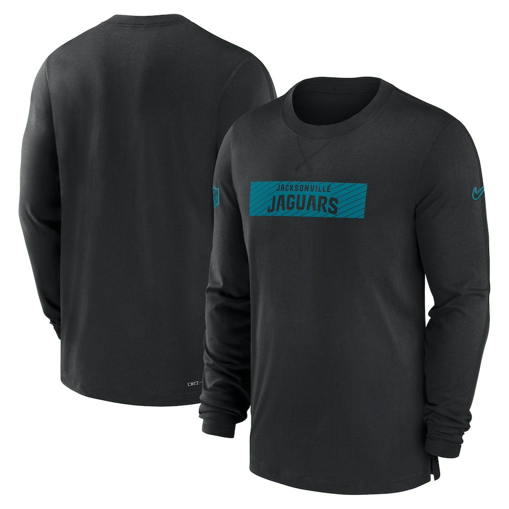 Jacksonville Jaguars Sideline Player Performance Long Sleeve T-Shirt Black