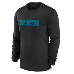 Jacksonville Jaguars Sideline Player Performance Long Sleeve T-Shirt Black