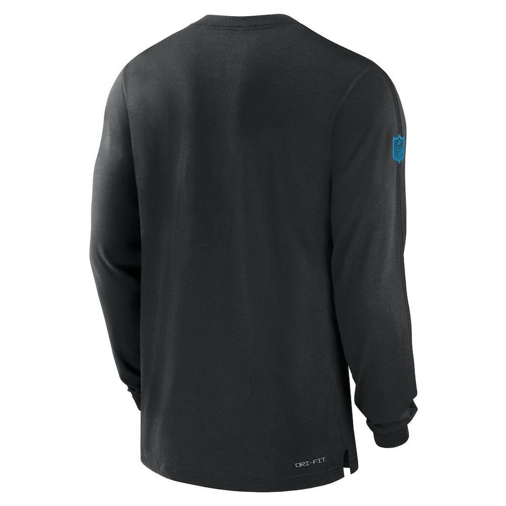 Carolina Panthers Sideline Player Performance Long Sleeve T-Shirt Black