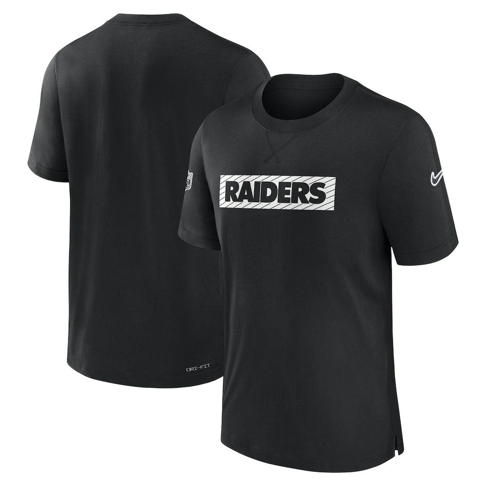 Las Vegas Raiders Sideline Player Performance T-Shirt Black