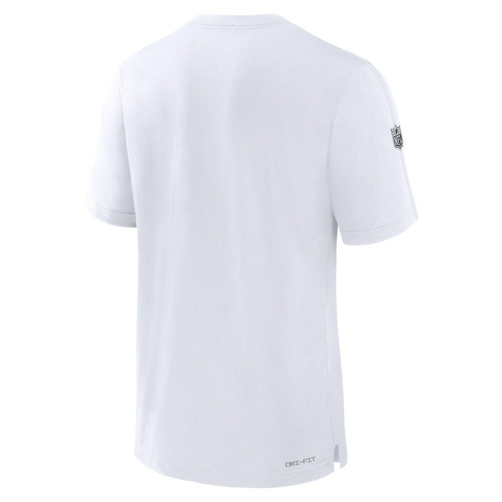 Las Vegas Raiders Sideline Player Performance T-Shirt White
