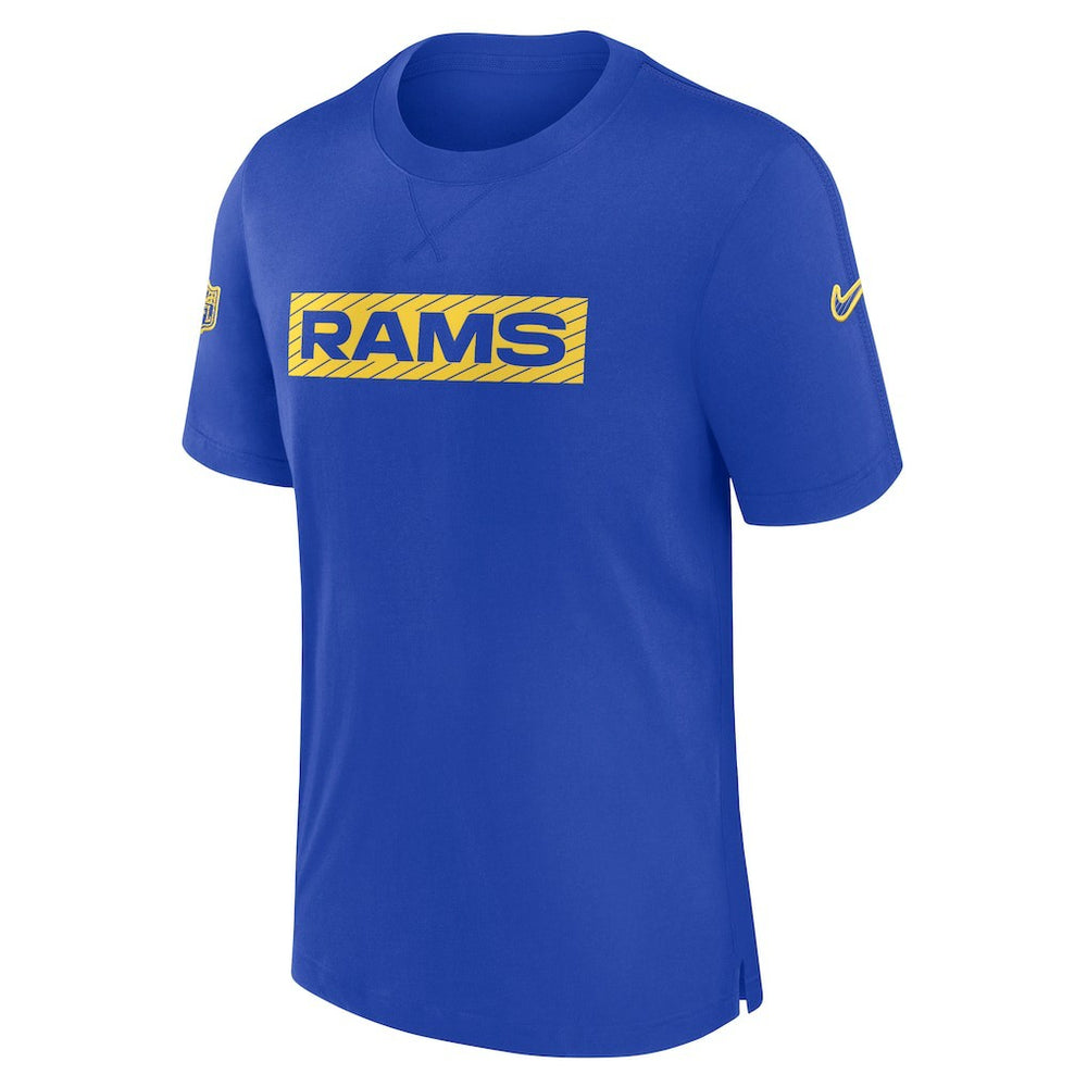Los Angeles Rams Sideline Player Performance T-Shirt Royal