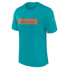 Miami Dolphins Sideline Player Performance T-Shirt Aqua