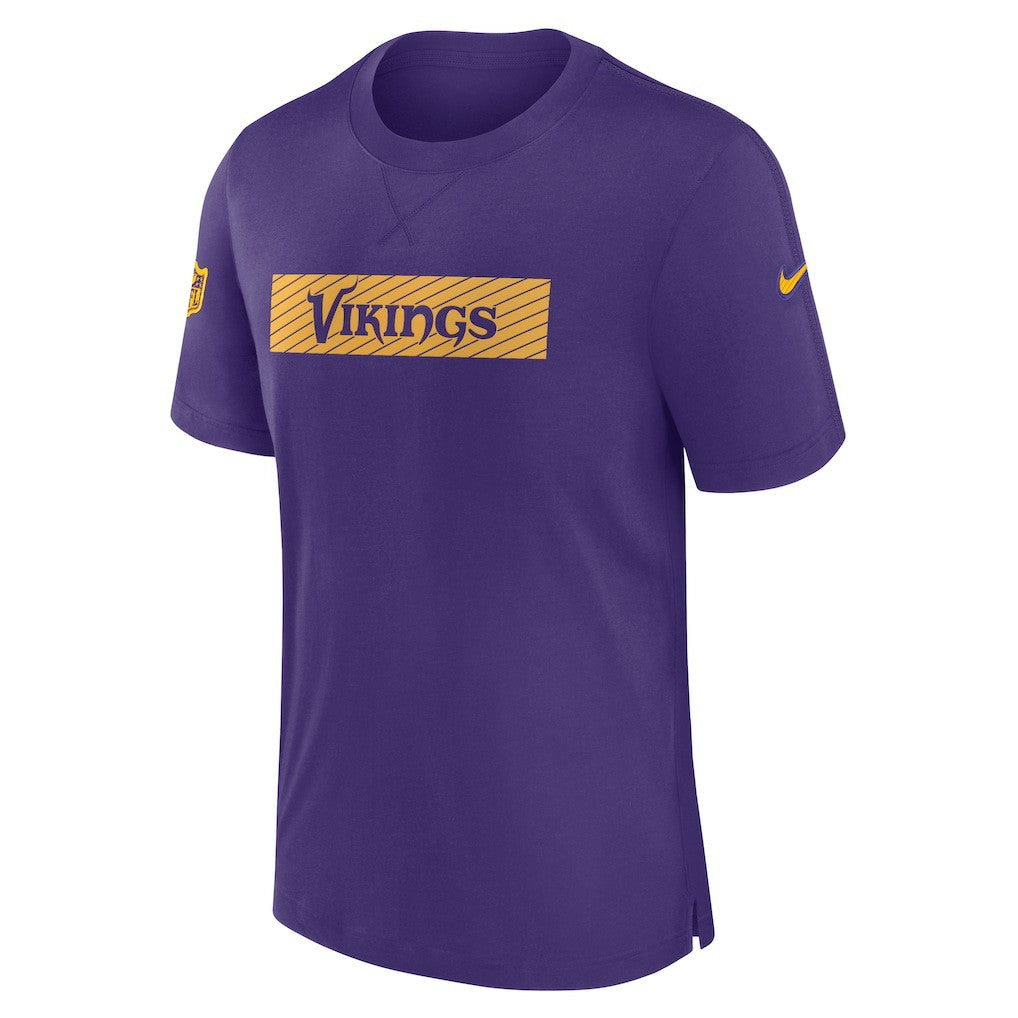 Minnesota Vikings Sideline Player Performance T-Shirt Purple