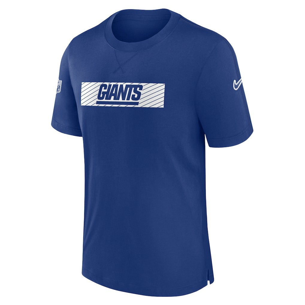 New York Giants Sideline Player Performance T-Shirt Royal