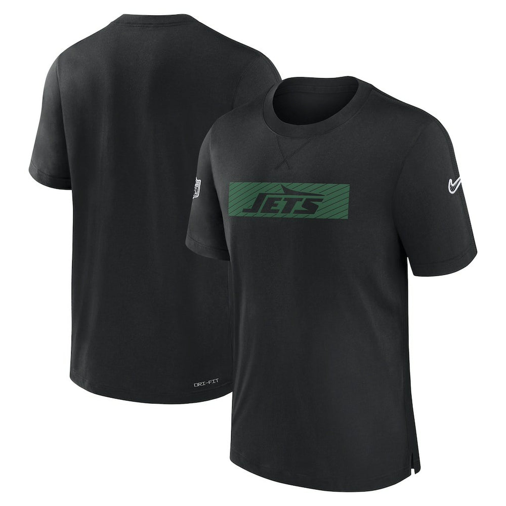 New York Jets Sideline Player Performance T-Shirt Black