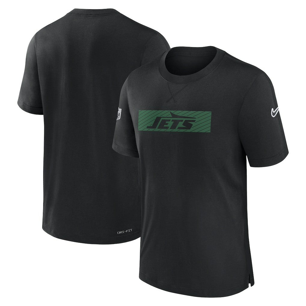 New York Jets Sideline Player Performance T-Shirt Black