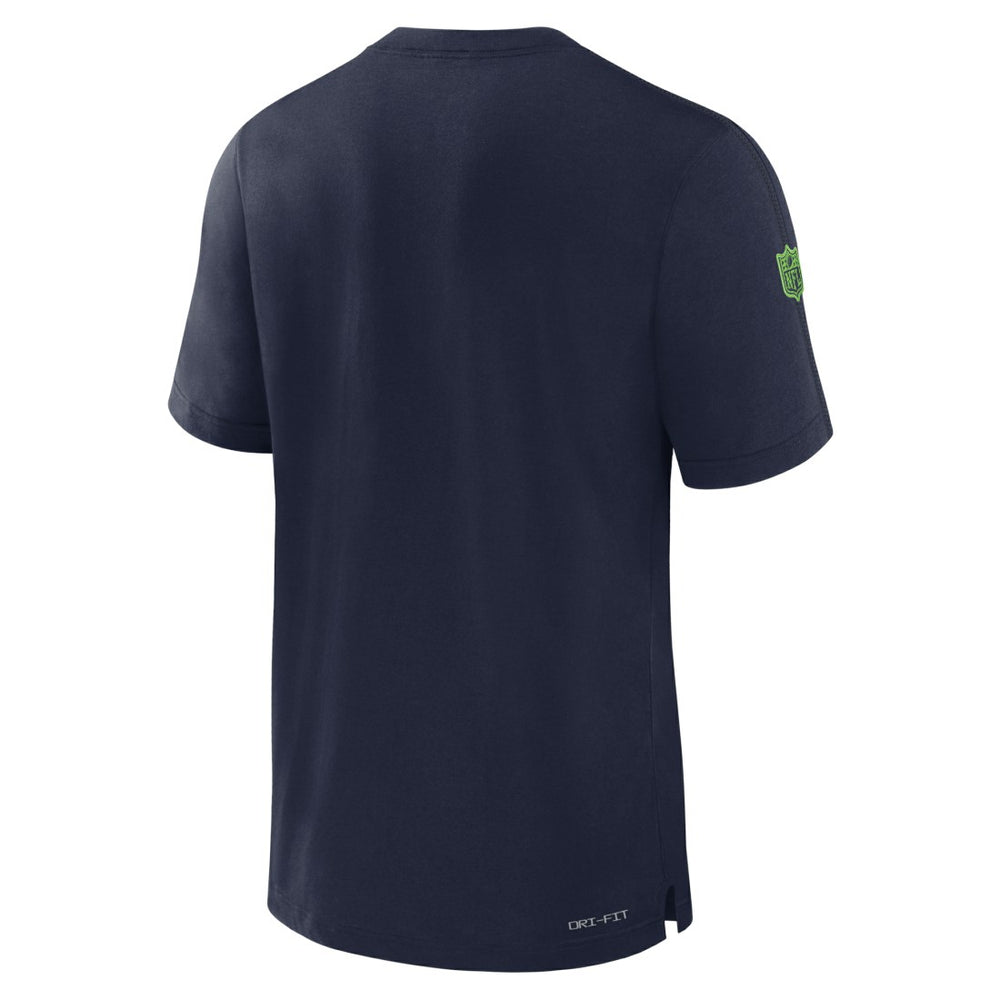 Seattle Seahawks Sideline Player Performance T-Shirt College Navy