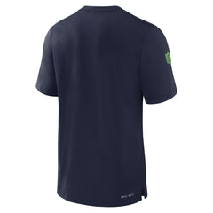 Seattle Seahawks Sideline Player Performance T-Shirt College Navy