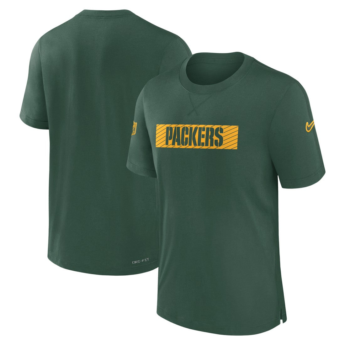 Green Bay Packers Sideline Player Performance T-Shirt Green