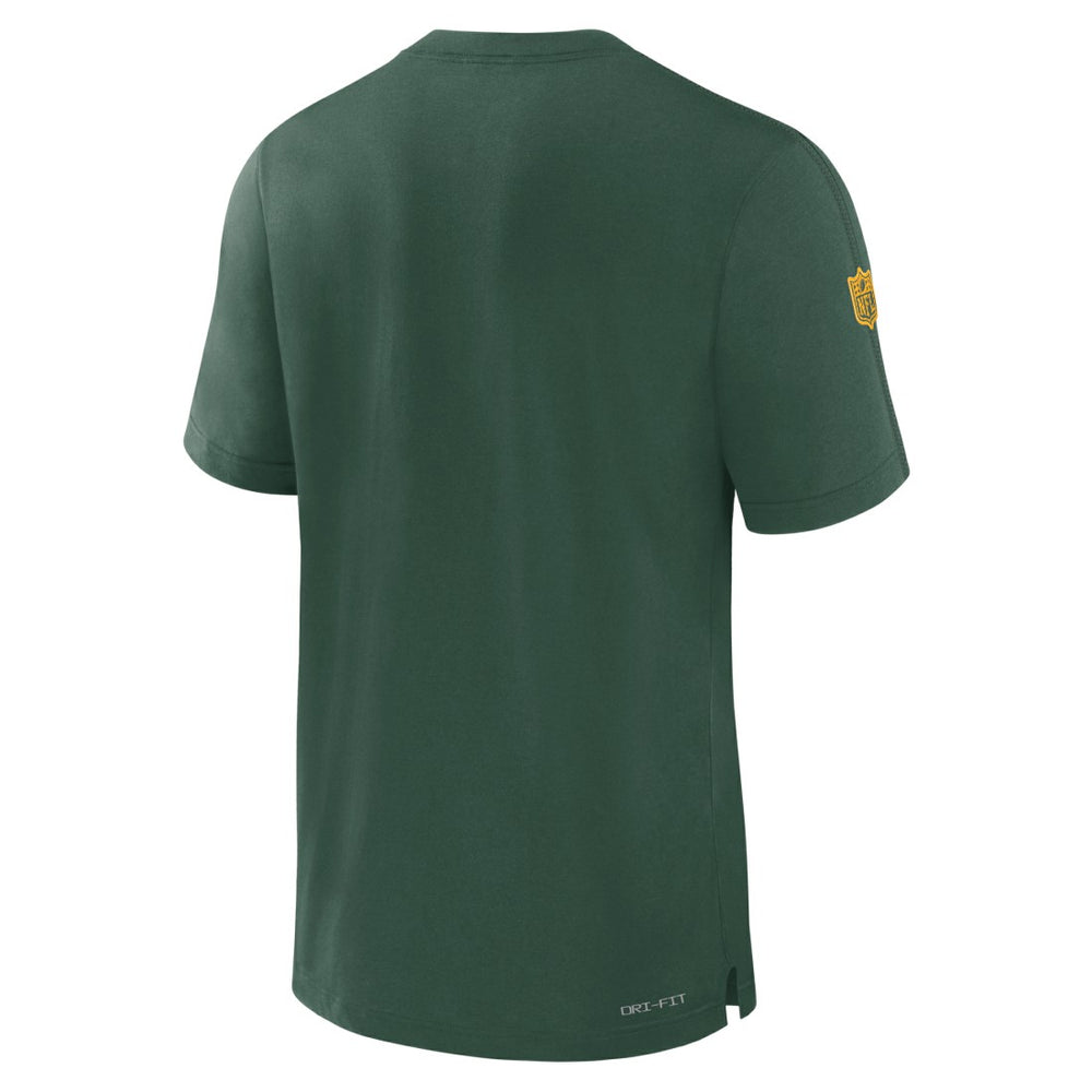 Green Bay Packers Sideline Player Performance T-Shirt Green