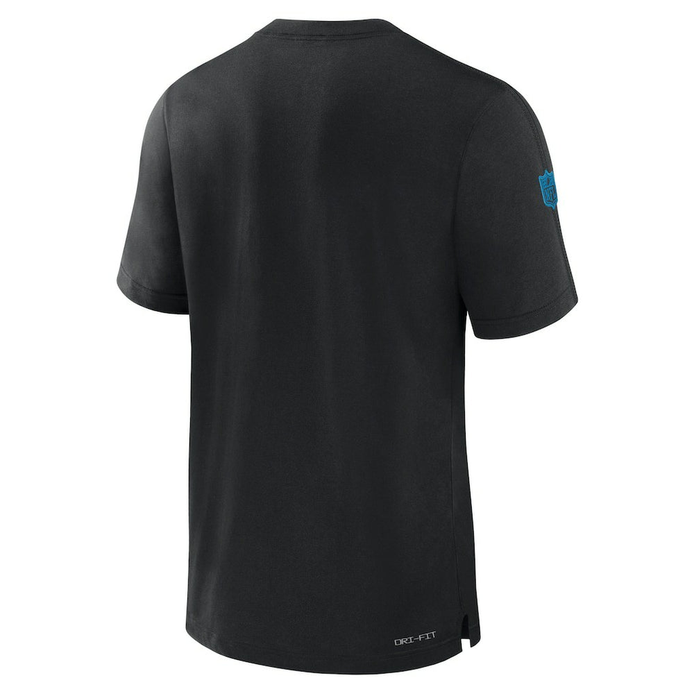 Carolina Panthers Sideline Player Performance T-Shirt Black