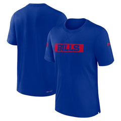 Buffalo Bills Sideline Player Performance T-Shirt Royal