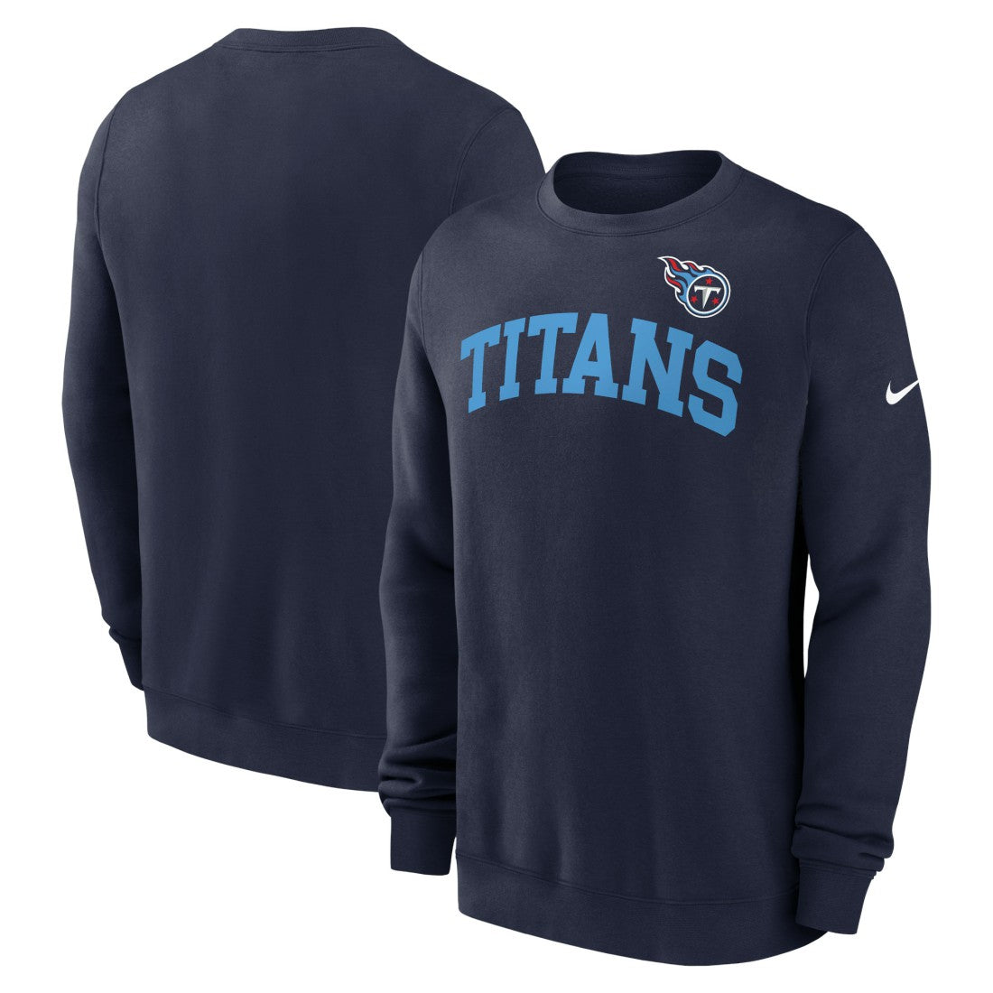Tennessee Titans Club Pullover Sweatshirt Navy