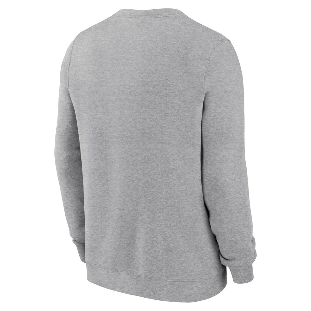Denver Broncos Club Pullover Sweatshirt Heather Gray