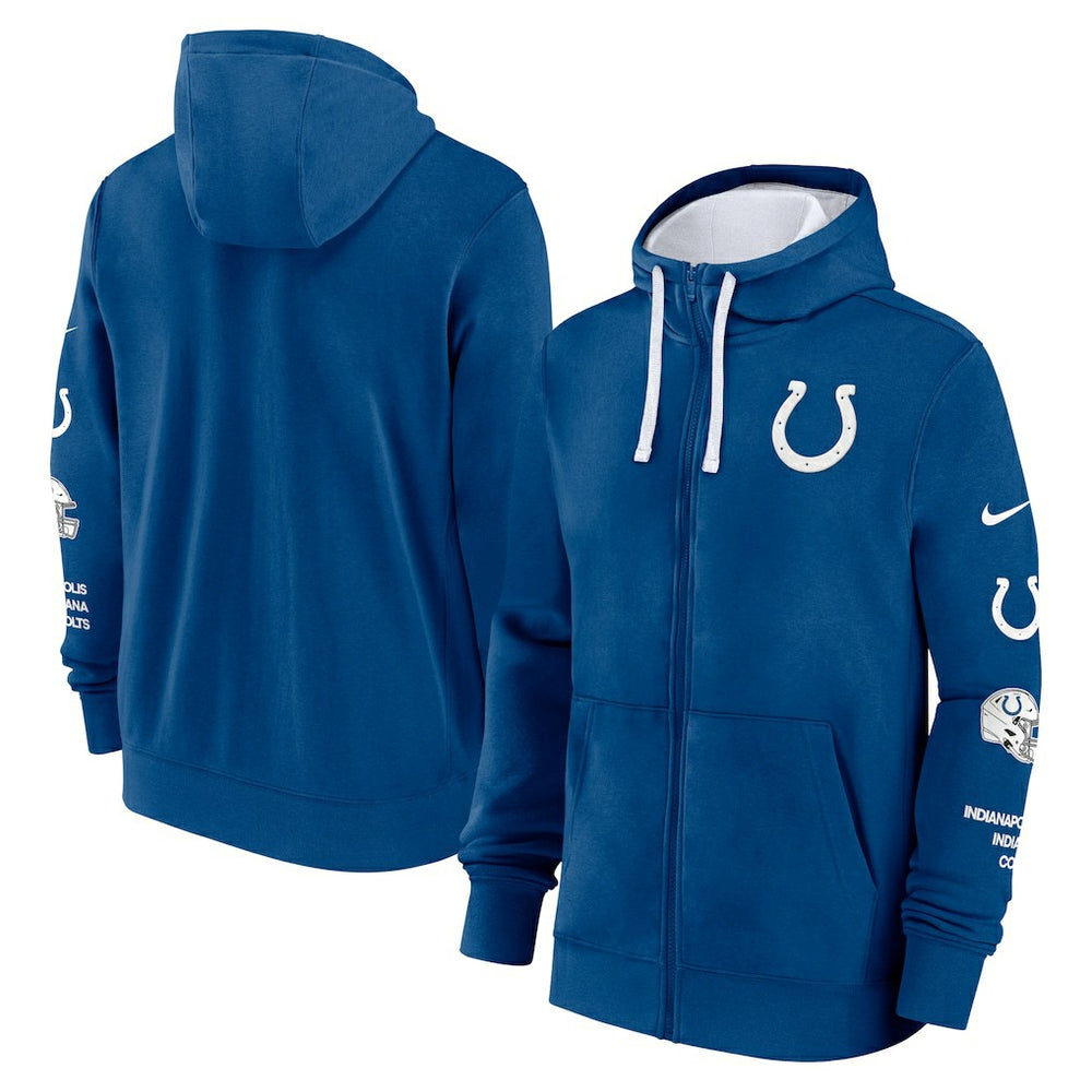 Indianapolis Colts Primetime Club Full-Zip Hoodie Royal