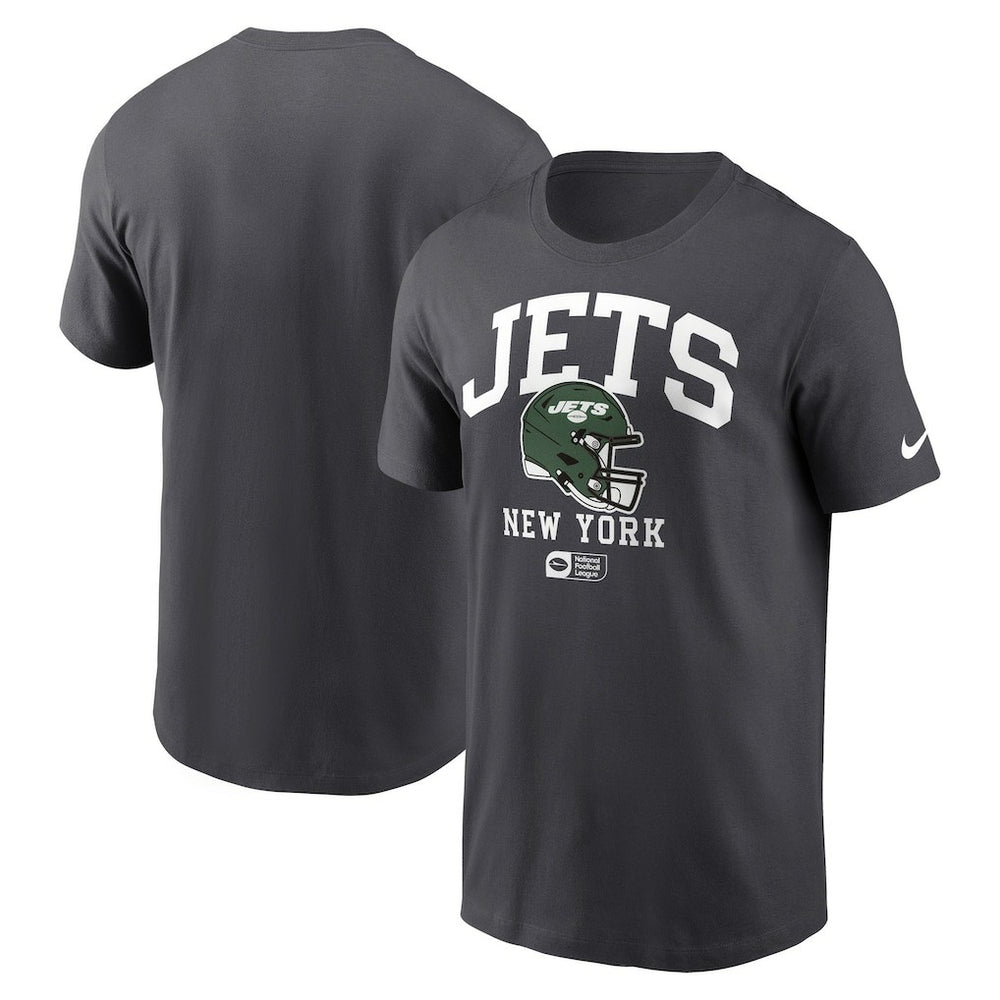 New York Jets Helmet Essential T-Shirt Anthracite