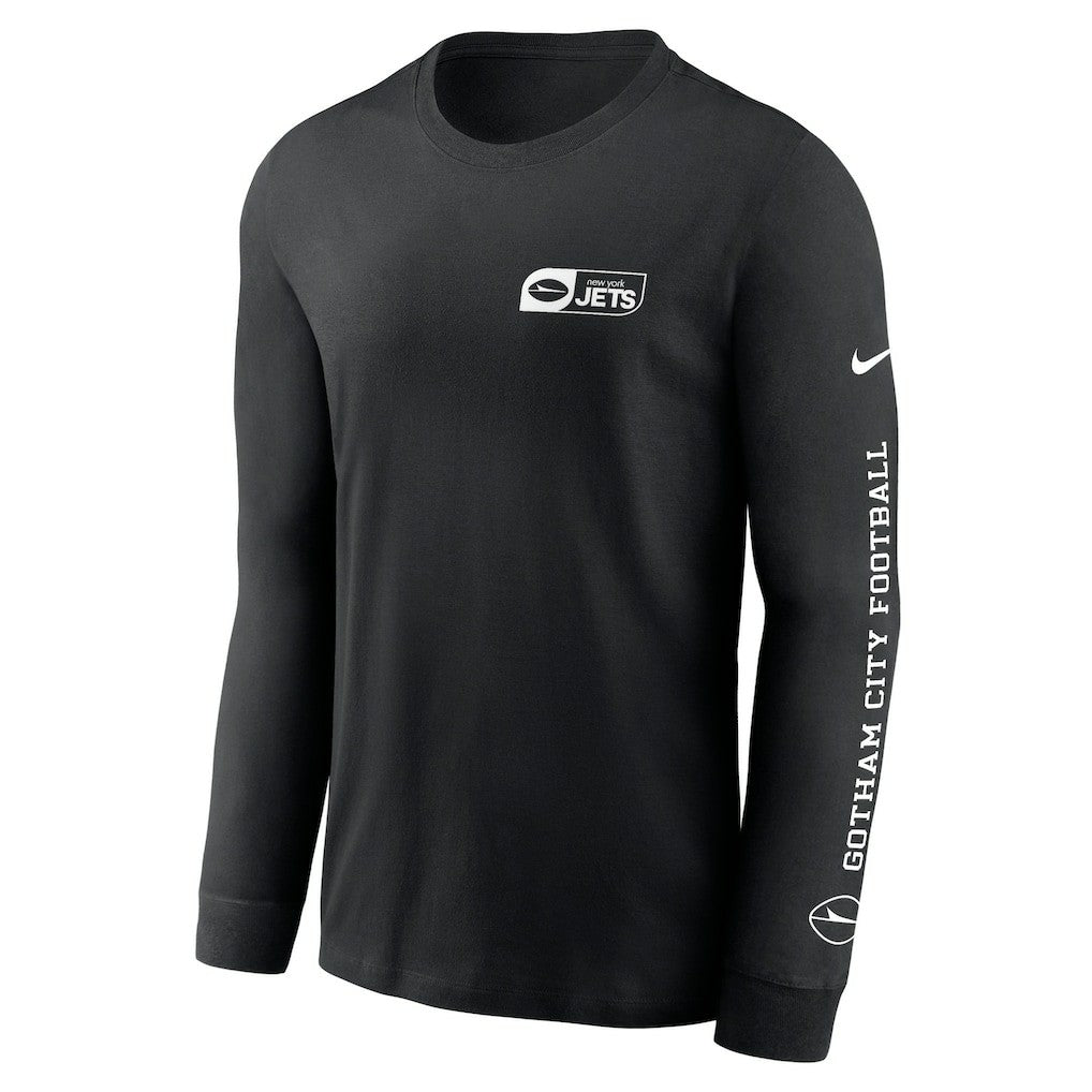 New York Jets All Out Long Sleeve T-Shirt Black
